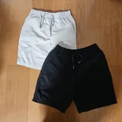 GU 半ズボン 140cm ナイロン100%　２枚組