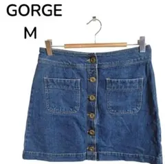 在庫処分最終価格❣️詰め放題対象❣️ゴージ☆　デニムスカート　ブルー　M
