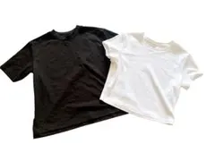 ユニクロGU半袖Tシャツ 2点セット黒と白のセット