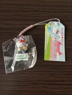 ご当地キティ 岡山限定 桃太郎 根付 ストラップ - メルカリ