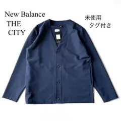 【未使用/タグ付き】 ニューバランス THE CITY カーディガン ネイビーのサムネイル