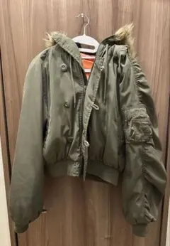 BROWNY STANDARD フード付きMA-1ジャケット y2k