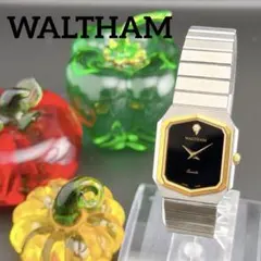 稼働品 WALTHAM シルバー ブラックダイヤル クォーツ レディース腕時計 メルカリ