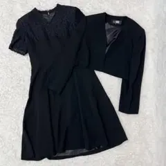 東京ソワール ブラックフォーマル ワンピース ジャケット セットアップ 2xl