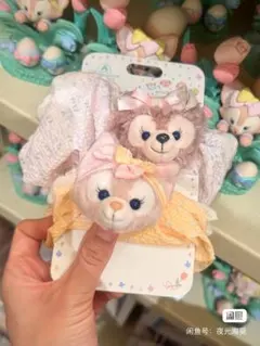 上海ディズニー　春日　シェリーメイリーナベルシュシュヘアゴムセット