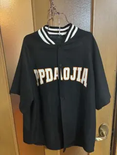 neos halfsleeve shirtロゴプリント ハーフスリーブ シャツ黒のサムネイル