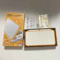 New 2ds LL ホワイト　オレンジ