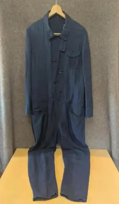 20aw COMOLI (コモリ) デニム オールインワン ブラック - メルカリ