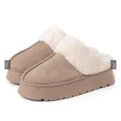 GRL 厚底ムートンスリッポン [zr1089] ベージュ