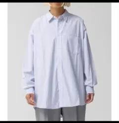 BEAMS DESIGN ストライプ 長袖シャツ L