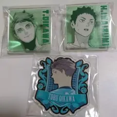 ハイキュー　ハイキュー展　ハイキュー！！　アクリルバッジ　及川徹　岩泉一