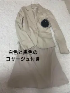 anySiS セットアップスーツ&コサージュ2種　卒業、入園、入学式　フォーマル