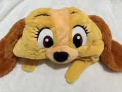 レディ ぬいぐるみキャップ ファンキャップ　イエロー　ディズニー　わんわん物語
