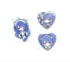 にじさんじ 天宮こころ にじそうさく アクリルキーホルダー 缶バッジ