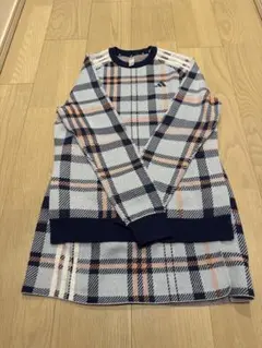 アディダス　ゴルフ　ウェア　レディース　セーター セットアップ　上M スカートS