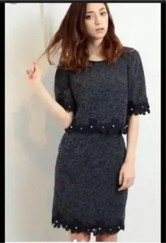 MIIA ツイードスカート