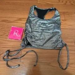 R-London　アールロンドン　 スポーツブラ おまけ:ピンクのリストバンド