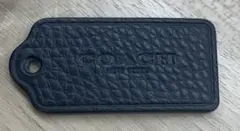 COACH ネイビー レザー キーホルダー