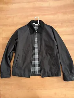 UNIQLO　コーデュロイ襟付き黒ジャケット　Sサイズ