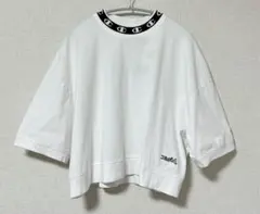 X-girl champion コラボ Tシャツ ショート丈 ホワイト