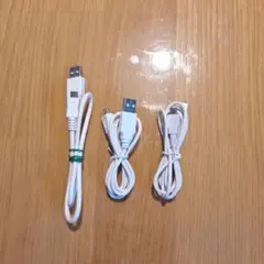 【未使用】type-bケーブル 3本セット
