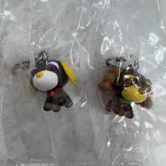 お茶犬　めじるしアクセサリー　ロン/カフェ　2点セット