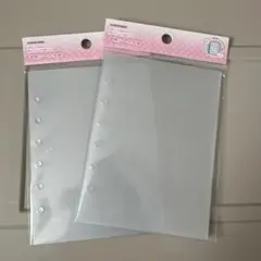 MERINGメリング 透明シール台紙 A7ワイド ハード10枚入×2点