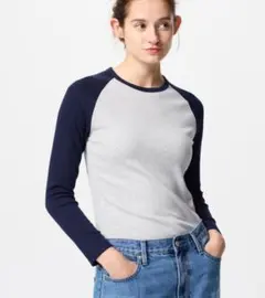 ふうちゃんさんさま専用　　　UNIQLO ソフトリブT/ラグラン XL