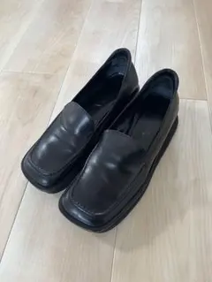 SHISEI シーセイ SQUARE LOAFERS BLACK - メルカリ
