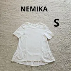 NEMIKA ホワイト 半袖 Tシャツ カットソー サイズ7のサムネイル