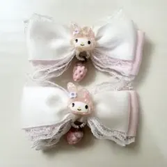 マイメロディ ヘアメ リボンクリップ