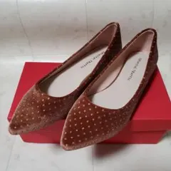 ORiental TRaffic ラメドット ベロア パンプス 22.0cm