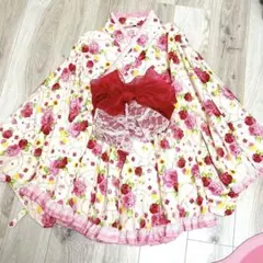 rowa's 浴衣ドレス ピンク 作り帯セット 姫ギャル 平成ギャル y2k
