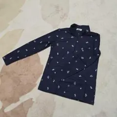 PEARLY GATES モックネックシャツ ネイビー 総柄 サイズ1 - メルカリ
