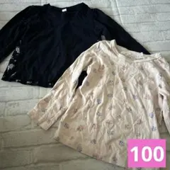 長袖 春 100 女の子 ロンＴ　まとめ売り 秋 紺 ピンク
