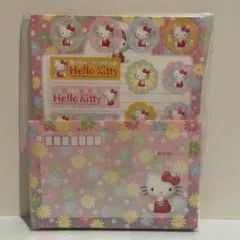 ハローキティ　キティ　レターセット　シール　平成　レトロ