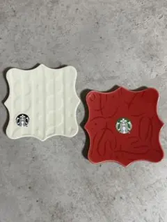 Starbucksスターバックス ミニプレート 2枚セットのサムネイル