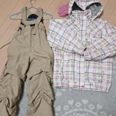 140サイズ　kissmark　キッズスキーウェア上下セット