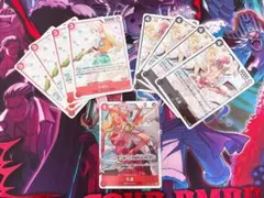 ワンピースカード『ひばり』『孔雀』R、SR 9枚セット