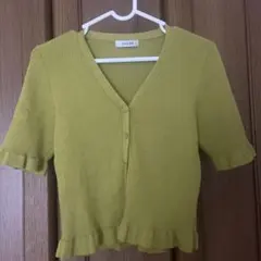 INGNI 半袖　Ｖネックカーディガン