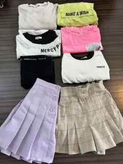 まとめ売り　女の子　春服　140 ピンクラテ　キッズ