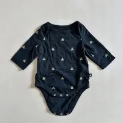 baby GAPくま柄ロンパース★黒0-3ヵ月ブラック