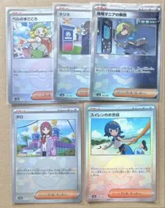 5枚　モンスターボールミラー　サポート　タロ、スイレンのお世話等