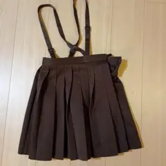 ブラウン プリーツスカート 140A