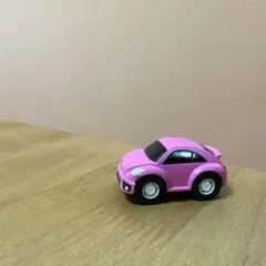【希少/非売品】フォルクスワーゲン ザ・ビートル プルバックミニカー（ピンク）のサムネイル