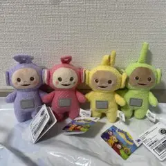 テレタビーズ　パステルデフォルメマスコット 全4種 セット ぬいぐるみ