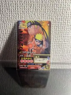 NARUTO疾風伝 データカードダス うずまきナルト ガマブン太 文字レア