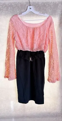 dAZZY オフショルダー レーストップ ドレス 【割引ありプロフィール参照】