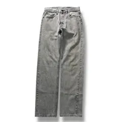 90s USA製 Levi’s 501 グレー W32 L34 デニム フェード