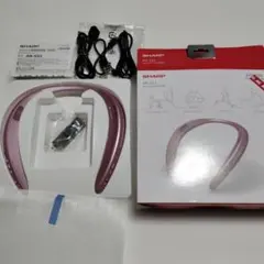 SHARP ネックスピーカー サウンドパートナー AN-SS3-A ピンク - メルカリ